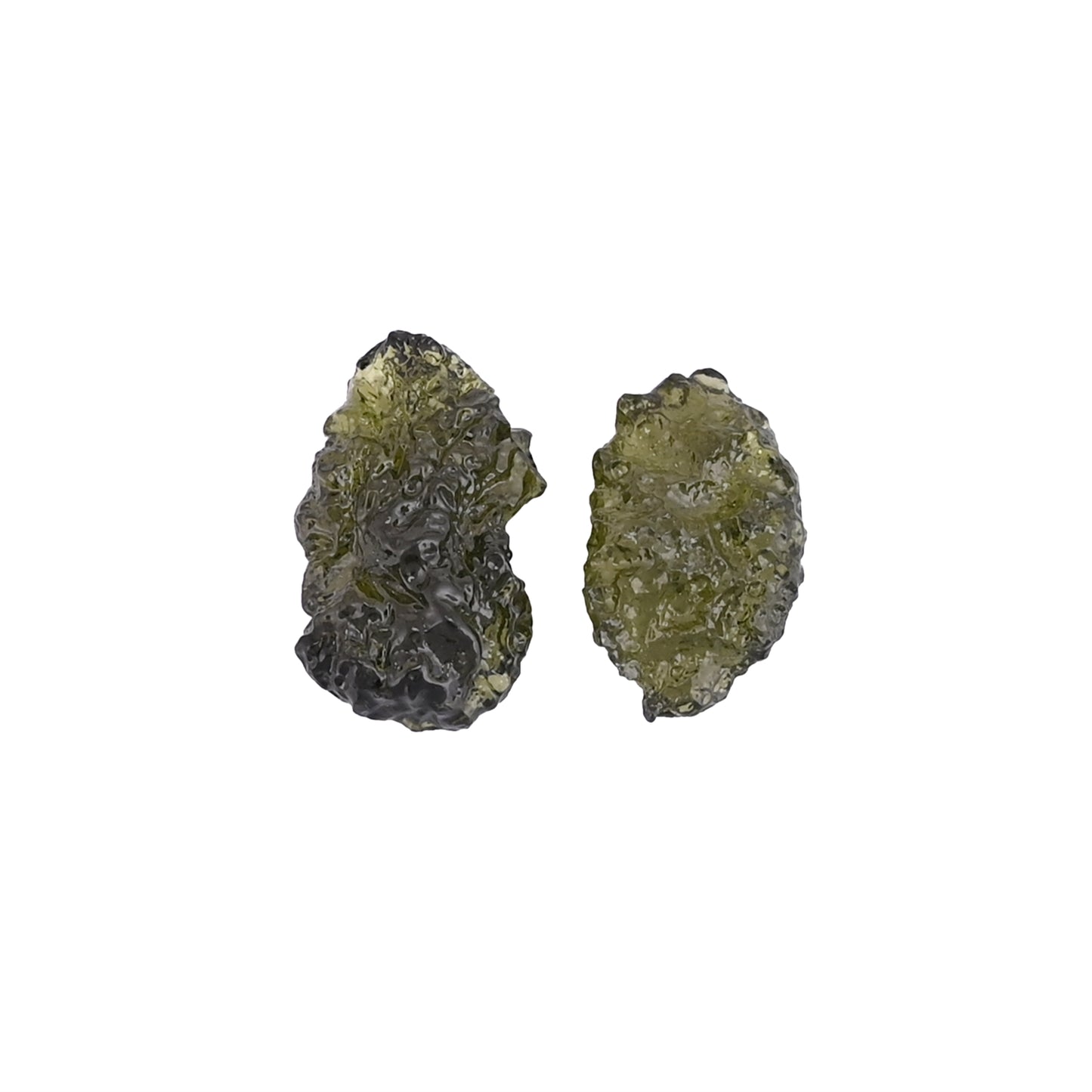 Chinese Green Moldavite Uneven Shape 62.20 Cts Gemstones