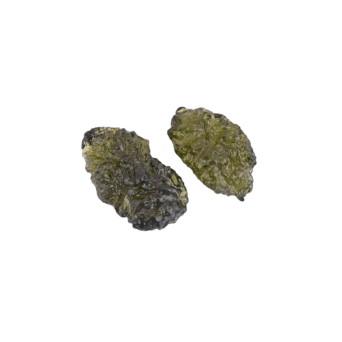 Chinese Green Moldavite Uneven Shape 62.20 Cts Gemstones