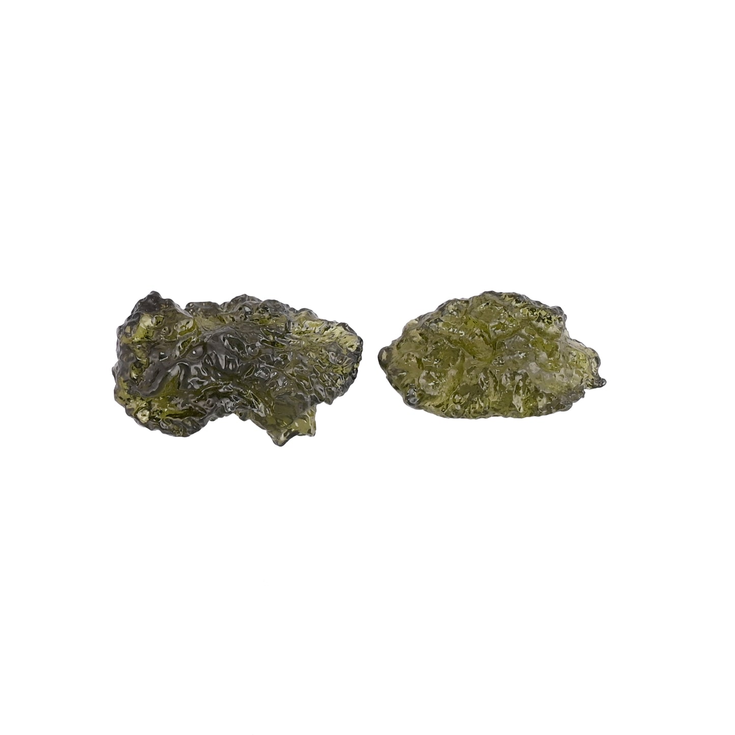 Chinese Green Moldavite Uneven Shape 62.20 Cts Gemstones