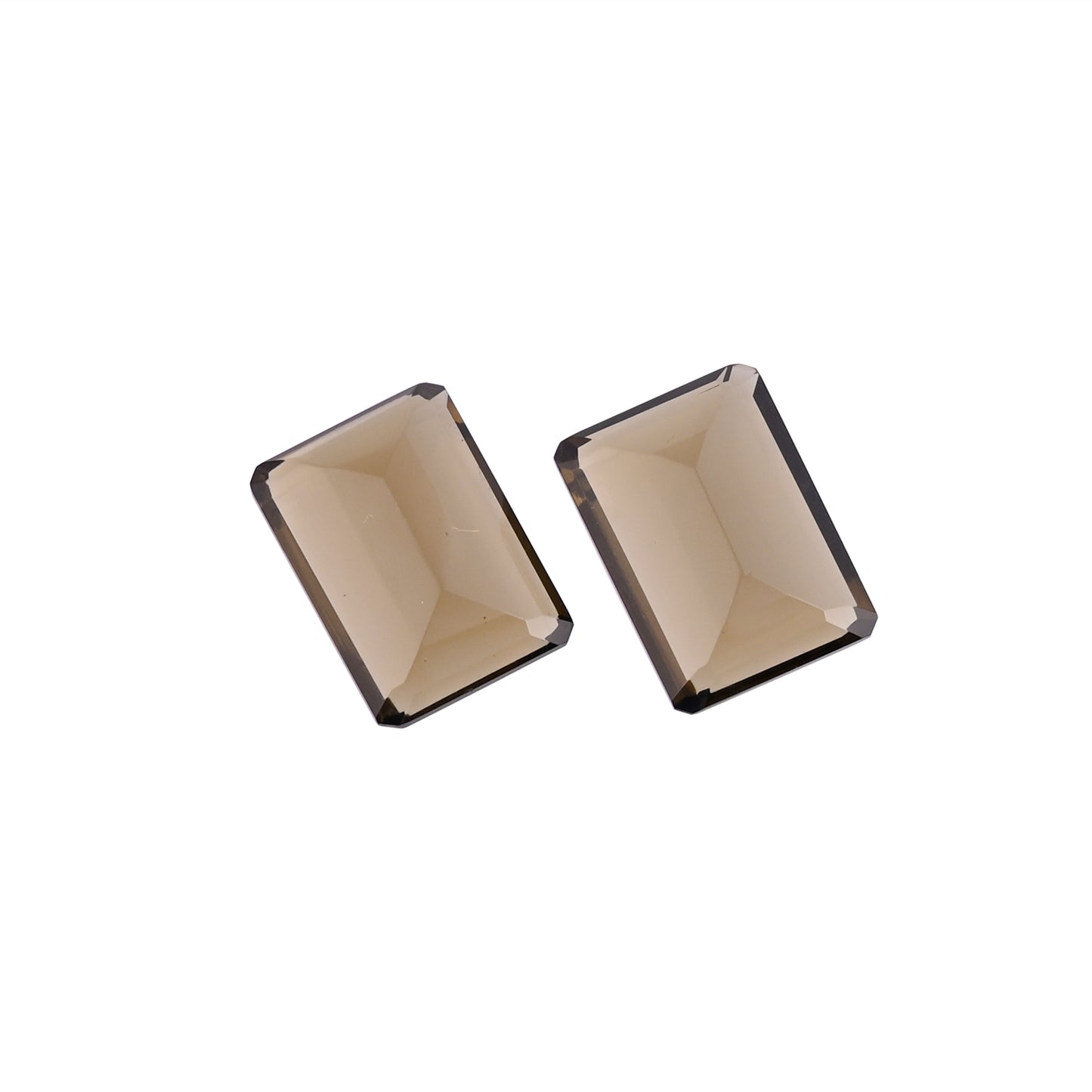 Smoky Hydro 22X16mm Octagon 42 Cts Wholesale 2 Pcs Gemstone Lot