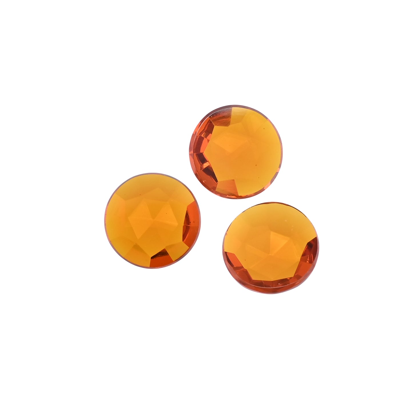 Citrine Hydro 20mm Round 56.30 Cts 3 Pcs Wholesale Gemstone Lot