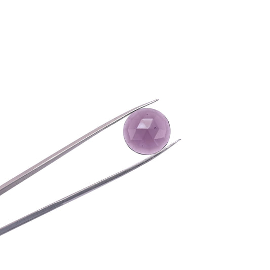 Amethyst Hydro 15mm Round Checker Cut 187.60 Cts Wholesale 28 Pcs Gemstone Lot