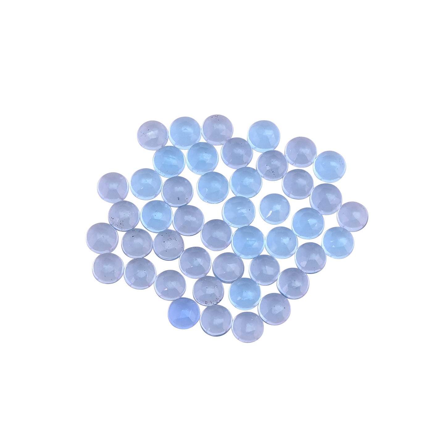 Sky Blue Topaz Hydro 6-7mm Cushion 61.40 Cts Gemstone Wholesale Lot