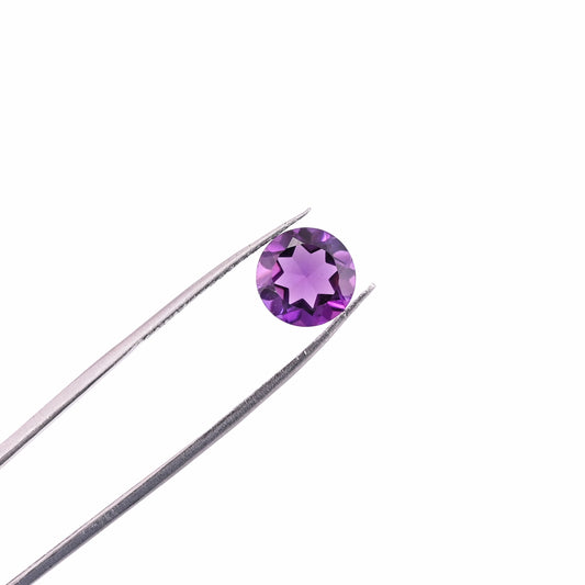 Natural Amethyst 9mm Round 2.55 Cts AAA Quality Gemstone