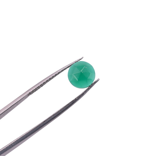 Green Hydro 8mm Round 9.70 Cts Wholesale 5 PCs Gemstone Lot