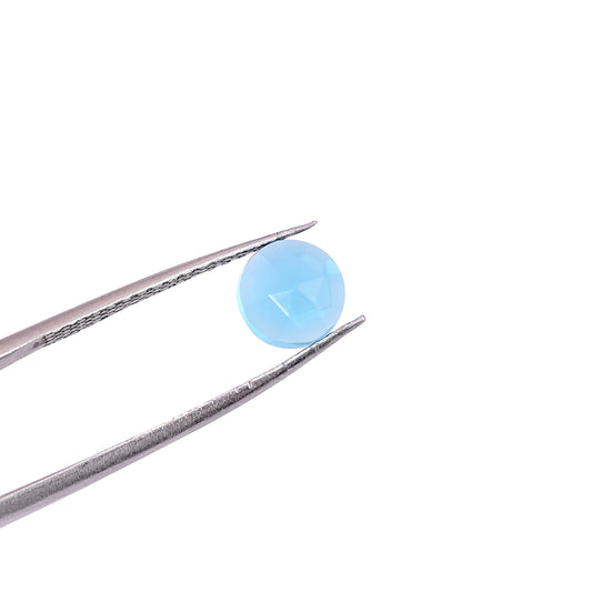 Blue Topaz Hydro 7mm Round 12.70 Cts Wholesale 10 Pcs Gemstone Lot