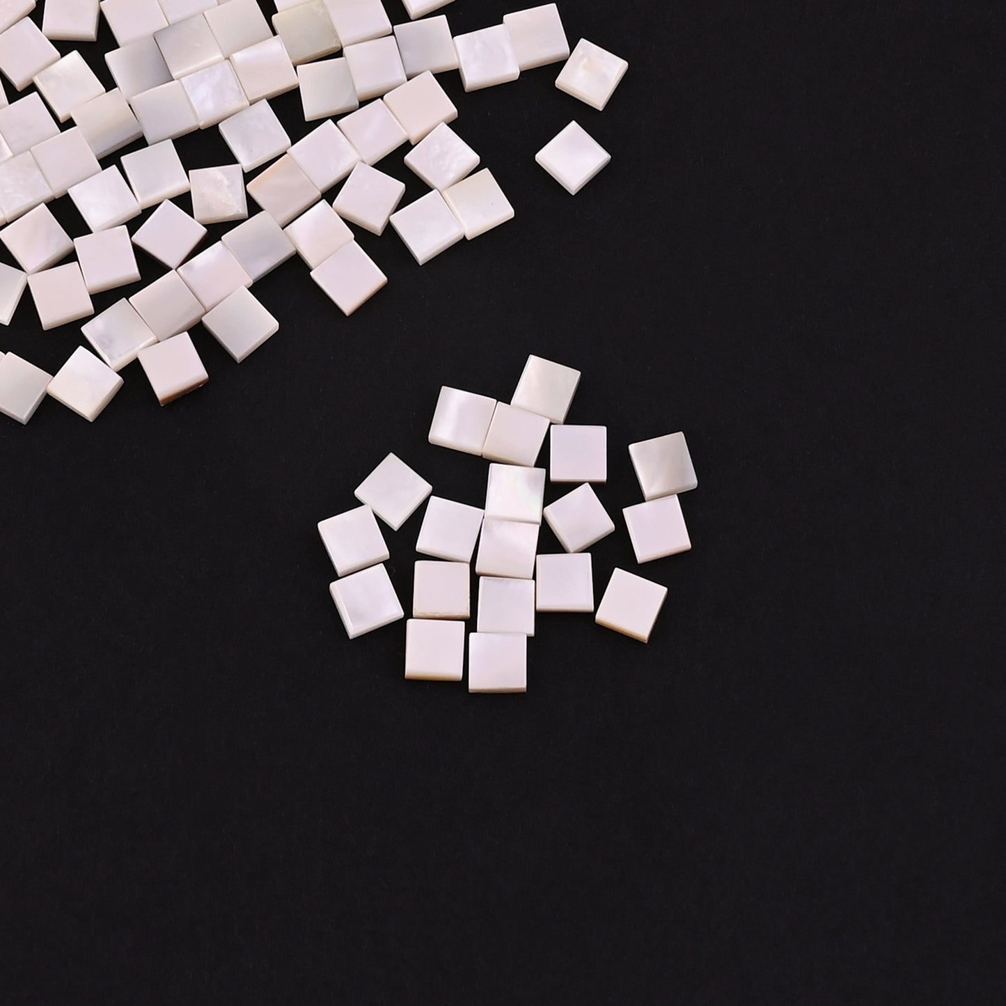 Mother Of Pearl 5mm Square 72.60 Cts Wholesale 105 Pcs Gemstone Lot