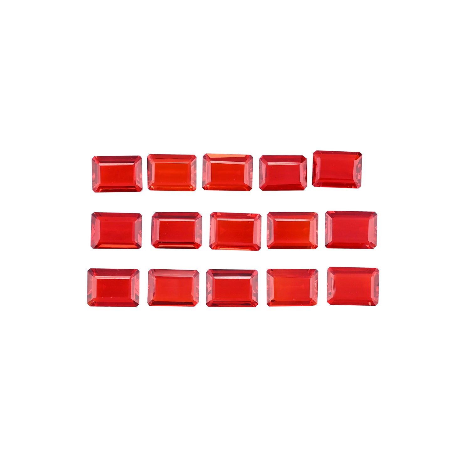 Red Hydro 22x16mm Octagon 1219 Cts Wholesale 60 Pcs Gemstone Lot