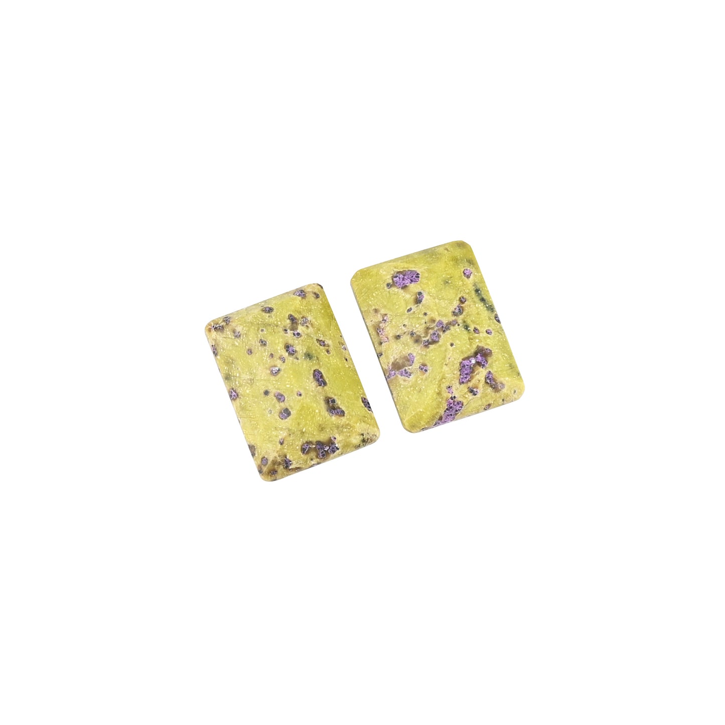 Synthetic Frog Skin Jasper 22x16mm Octagon 36.60 Cts 2 Pcs Gemstone