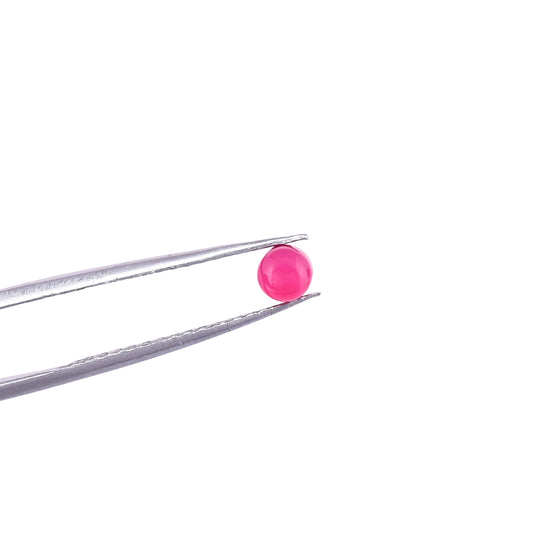 Pink Hydro 4mm Round Cabochon 90.80 Cts Wholesale 257 Pcs Gemstone Lot