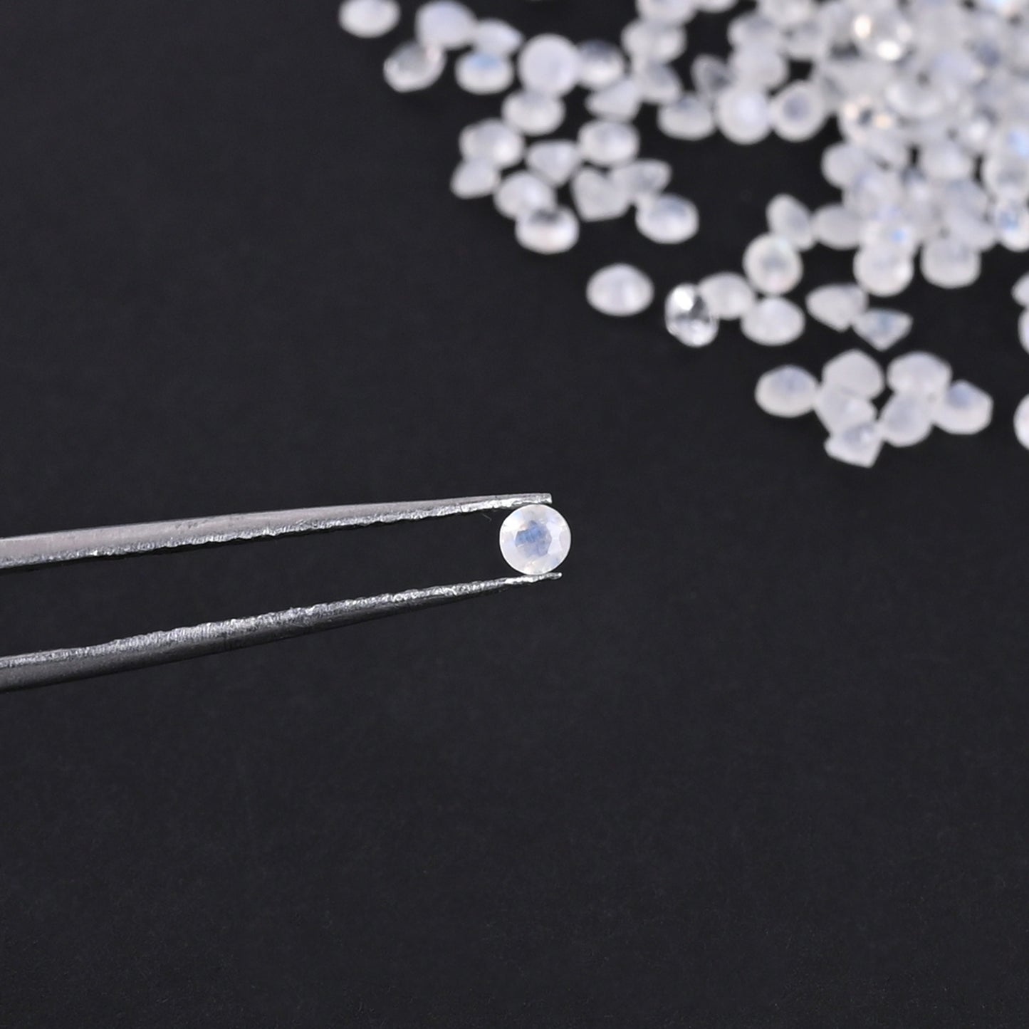 Natural Rainbow Moonstone 3mm Round Cut Stone 174.70 Cts Wholesale Gemstone Lot