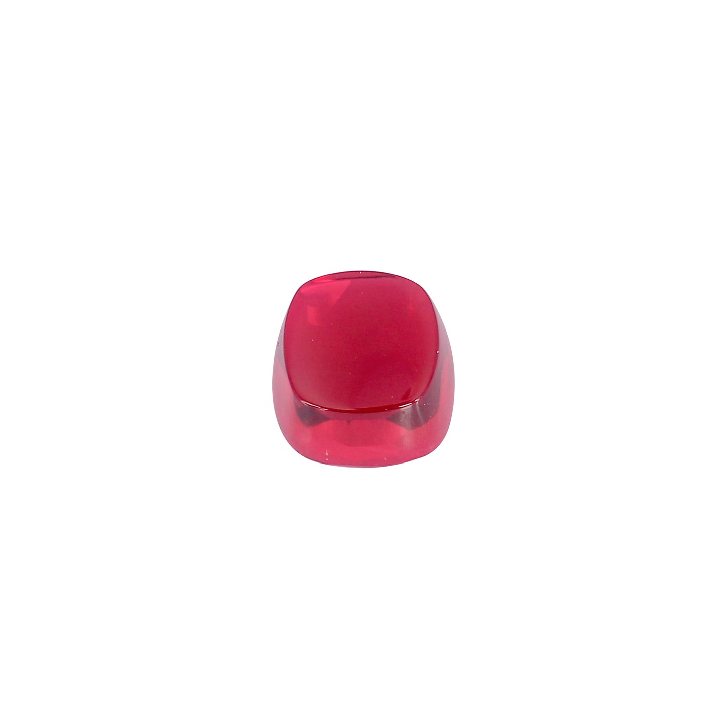 Red Hydro 12x12mm Cushion Football Cut 11.30 Cts 1 Pcs Gemstone