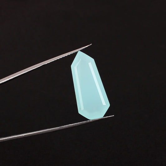 Natural Aqua Chalcedony 26x12mm 390.55 Cts Wholesale 26 PCs Gemstone Lot