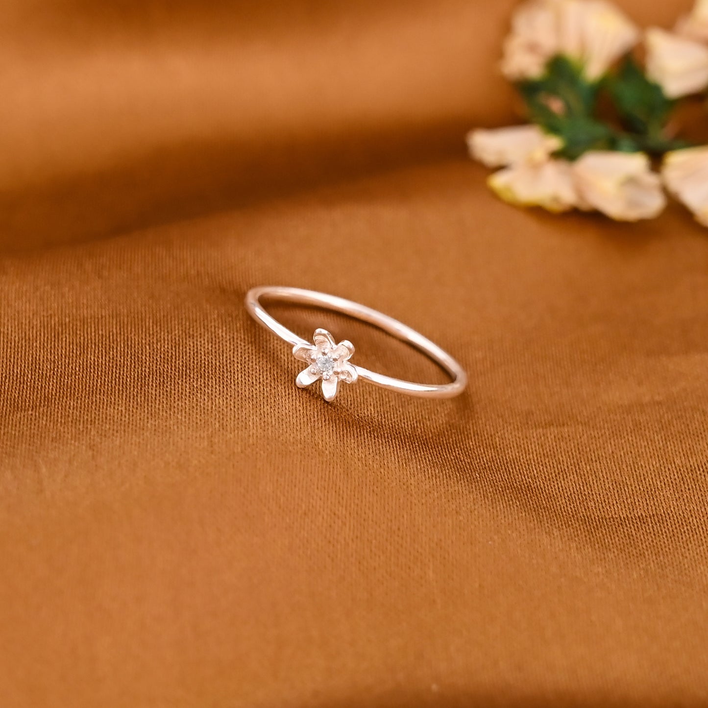 925 Sterling Silver Daisy Flower Ring