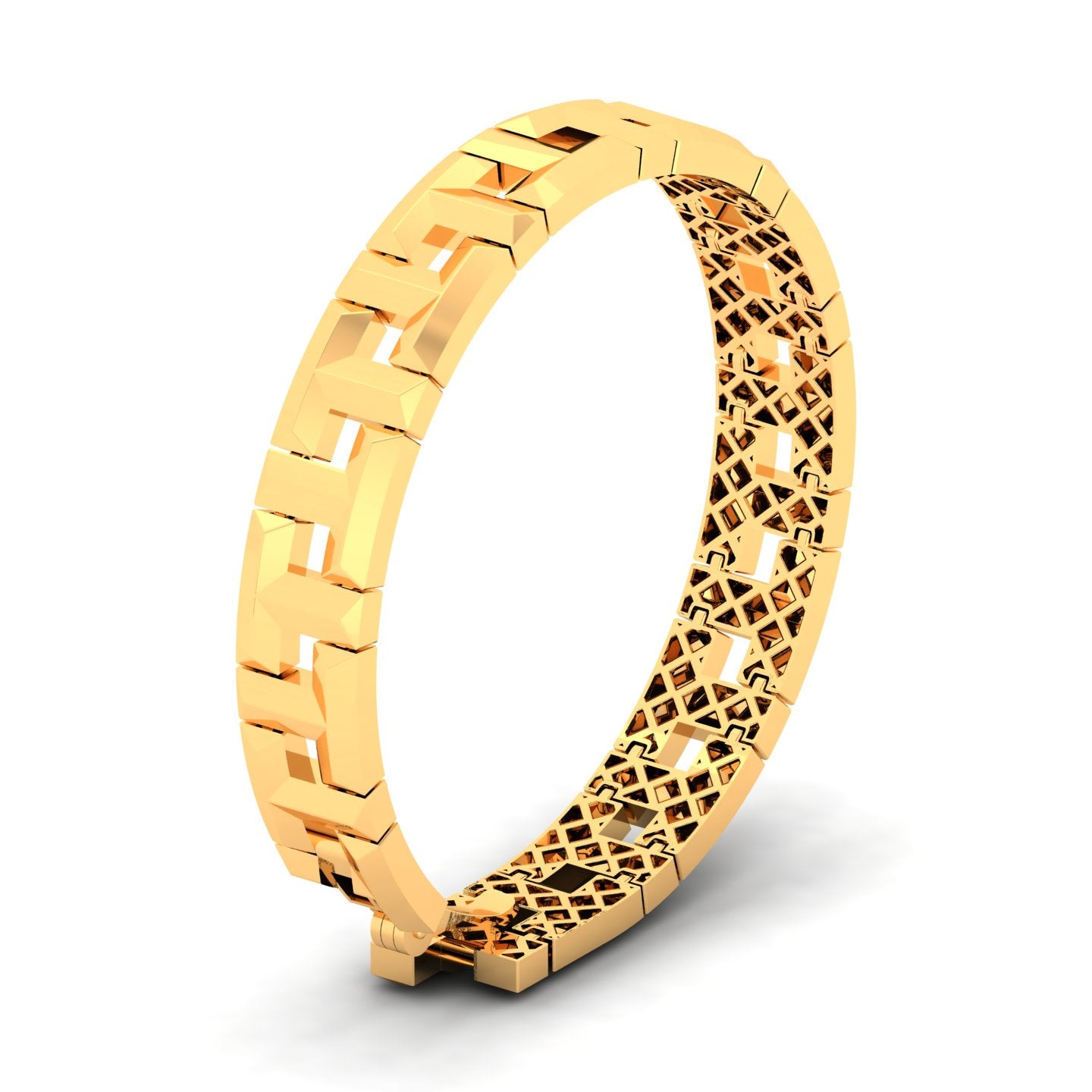 T True Narrow Solid Gold Bracelet