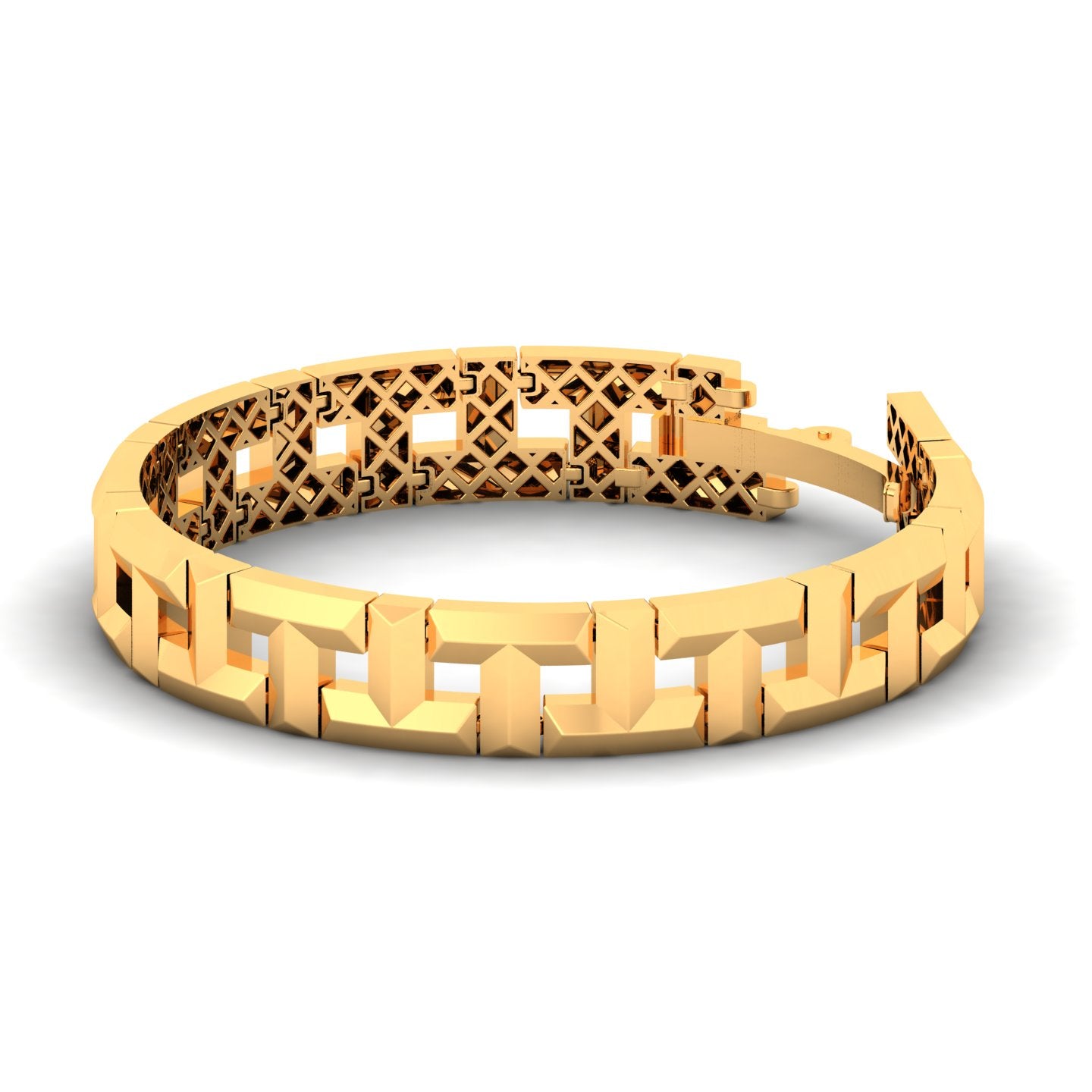 T True Narrow Solid Gold Bracelet