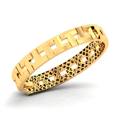 T True Narrow Solid Gold Bracelet